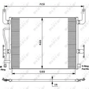 Heißes Angebot NRF 35655 - Kondensator, Klimaanlage - EASY FIT