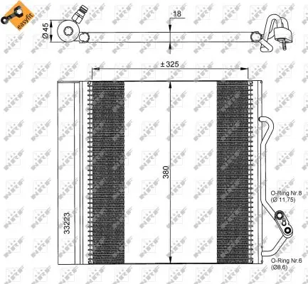 Markenware NRF 35720 - Kondensator, Klimaanlage - EASY FIT