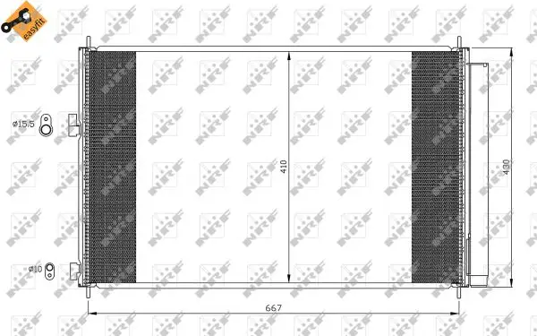 Online Kaufen NRF 35641 - Kondensator, Klimaanlage - EASY FIT