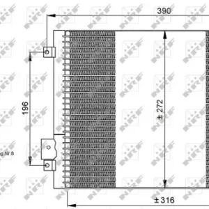 Knallerangebot NRF 35795 - Kondensator, Klimaanlage - EASY FIT