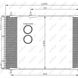 Garantierte Lieferung NRF 35836 - Kondensator, Klimaanlage - EASY FIT