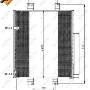 Neuheit NRF 35853 - Kondensator, Klimaanlage - EASY FIT