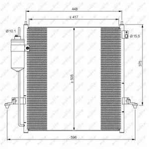Garantierte Lieferung NRF 35871 - Kondensator, Klimaanlage - EASY FIT