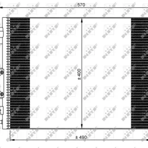 Neu NRF 35879 - Kondensator, Klimaanlage - EASY FIT