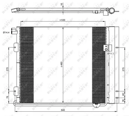 Bestpreis NRF 35933 - Kondensator, Klimaanlage - EASY FIT