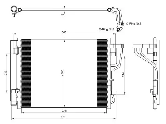 NRF 35986 - Kondensator, Klimaanlage - EASY FIT Zertifiziert