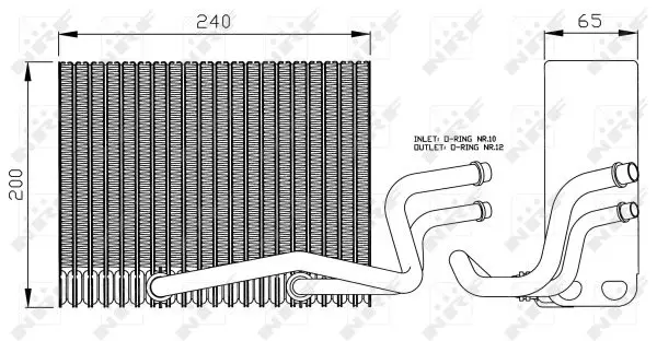 NRF 36098 - Verdampfer, Klimaanlage - EASY FIT Schneller Versand