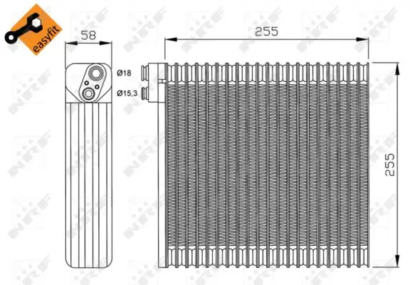 Online Kaufen NRF 36114 - Verdampfer, Klimaanlage - EASY FIT