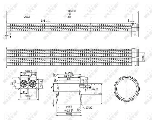 NRF 48105 - Kühler, Abgasrückführung - EASY FIT Echt