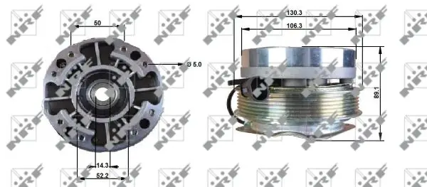 NRF 49701 - Kupplung, Kühlerlüfter Schneller Versand
