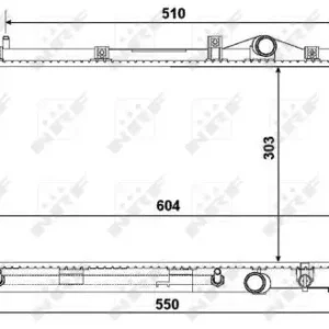 Jetzt Kaufen NRF 50332 - Kühler, Motorkühlung - EASY FIT