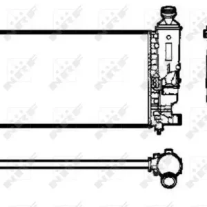 Meistverkauft NRF 50434 - Kühler, Motorkühlung