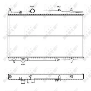 NRF 50441 - Kühler, Motorkühlung - EASY FIT Preisreduziert