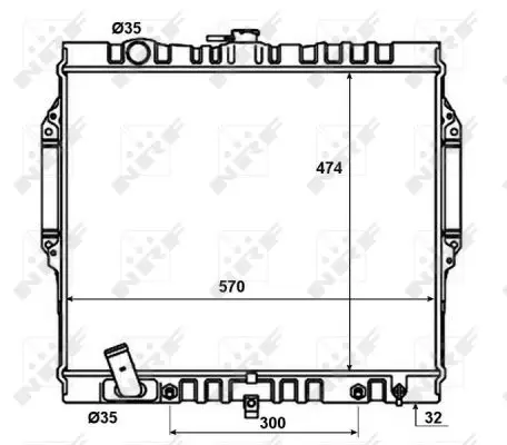 NRF 50449 - Kühler, Motorkühlung Sale