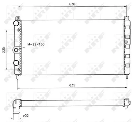 Saisonangebot NRF 50560 - Kühler, Motorkühlung