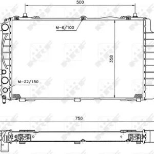 Knallerangebot NRF 50527 - Kühler, Motorkühlung