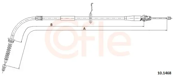 Online Kaufen COFLE 10.4308 - Seilzug, Feststellbremse
