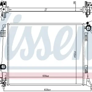 Schnäppchen NISSENS 606474 - Kühler, Motorkühlung