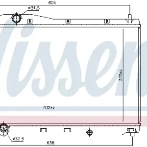 NISSENS 606701 - Kühler, Motorkühlung Meistverkauft