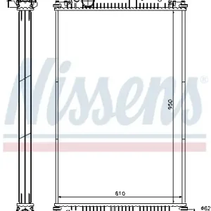 NISSENS 614420 - Kühler, Motorkühlung Angebot