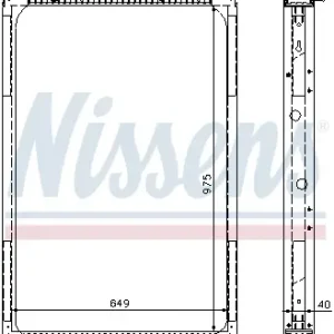 NISSENS 62571A - Kühler, Motorkühlung Begrenztes Angebot