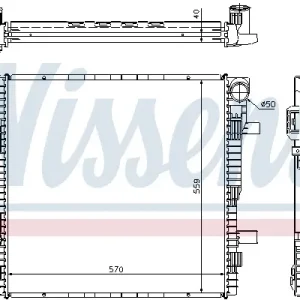 NISSENS 62794A - Kühler, Motorkühlung Beliebt