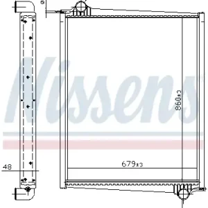 NISSENS 64068A - Kühler, Motorkühlung Abverkauf