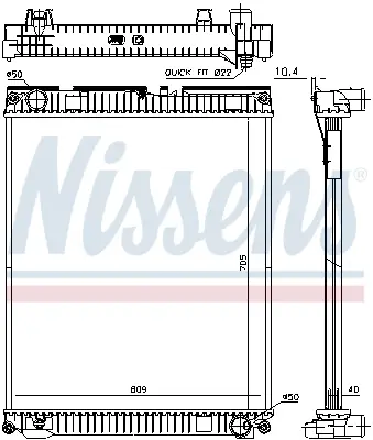 NISSENS 67227 - Kühler, Motorkühlung Jetzt Kaufen