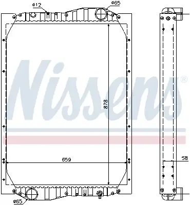 NISSENS 69601A - Kühler, Motorkühlung Bestpreis