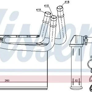 Begrenztes Angebot NISSENS 70531 - Wärmetauscher, Innenraumheizung - ** FIRST FIT **