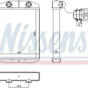 Top-Preis NISSENS 71458 - Wärmetauscher, Innenraumheizung
