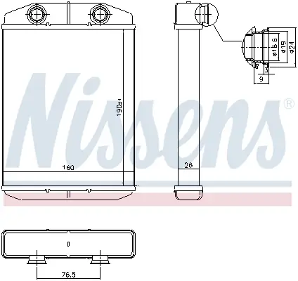 Top-Preis NISSENS 71458 - Wärmetauscher, Innenraumheizung