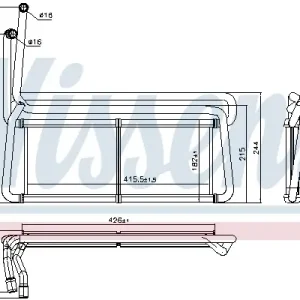 Top-Seller NISSENS 75007 - Wärmetauscher, Innenraumheizung