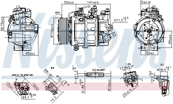 Heißes Angebot NISSENS 890755 - Kompressor, Klimaanlage - ** FIRST FIT **