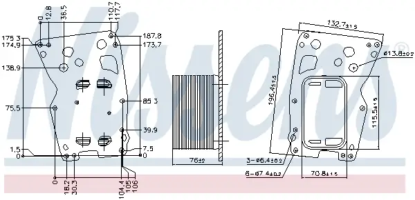 NISSENS 90902 - Ölkühler, Motoröl - ** FIRST FIT ** Meistverkauft