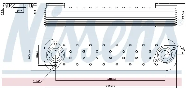 Finale Aktion NISSENS 91132 - Ölkühler, Motoröl