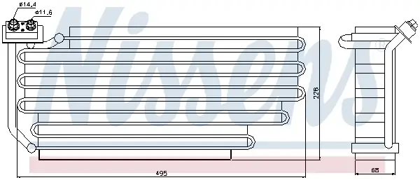 NISSENS 92290 - Verdampfer, Klimaanlage Preisreduziert