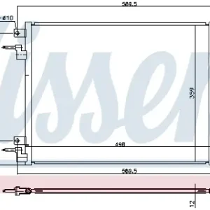 Top-Seller NISSENS 940733 - Kondensator, Klimaanlage - ** FIRST FIT **