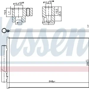 Wochenendangebot NISSENS 941064 - Kondensator, Klimaanlage - ** FIRST FIT **