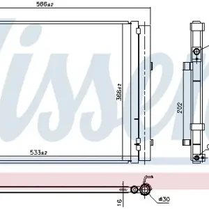 Ausverkauf NISSENS 941162 - Kondensator, Klimaanlage - ** FIRST FIT **