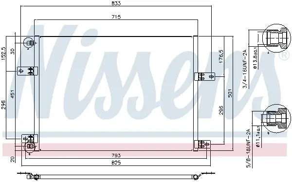 NISSENS 94912 - Kondensator, Klimaanlage Preiswert