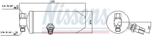 NISSENS 95518 - Trockner, Klimaanlage Neu