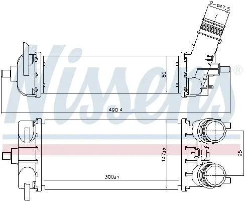 NISSENS 961509 - Ladeluftkühler - ** FIRST FIT ** Aktuell