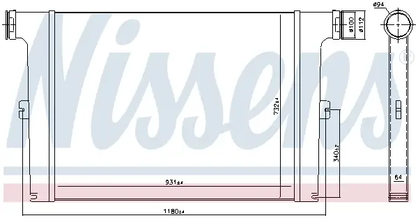NISSENS 97066 - Ladeluftkühler Direkt Vom Hersteller
