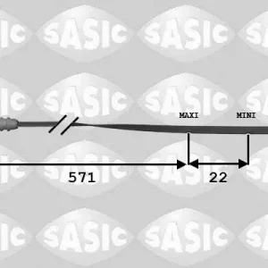 SASIC 1940011 - Ölpeilstab Zertifiziert