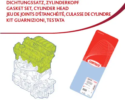 Kracherpreis CORTECO 417387P - Dichtungssatz, Zylinderkopf