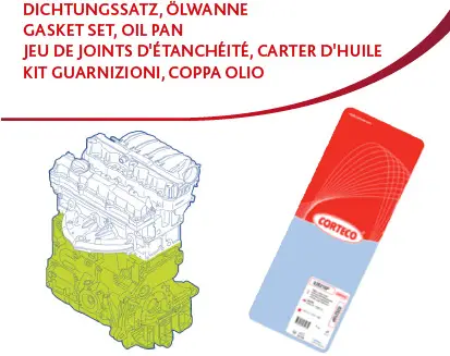 CORTECO 427147P - Dichtungssatz, Kurbelgehäuse Preiswert