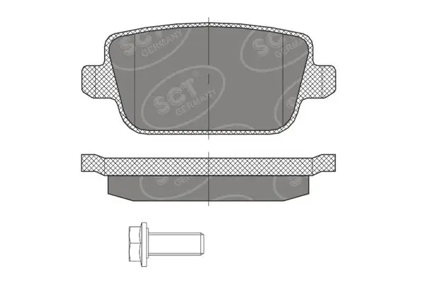 SCT Bremsbeläge SP476PR Begrenztes Angebot
