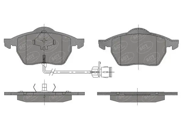 Aktuell SCT Bremsbeläge SP631PR
