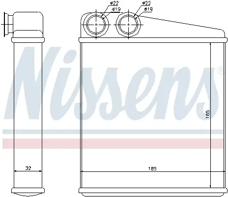 NISSENS 72206 - Wärmetauscher, Innenraumheizung - ** FIRST FIT ** Sonderaktion